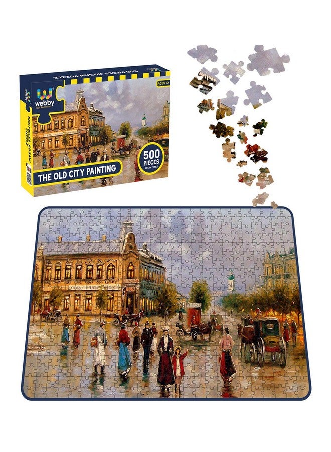 Webby The Old City Painting Jigsaw Puzzle, 500 Pieces - Image 3