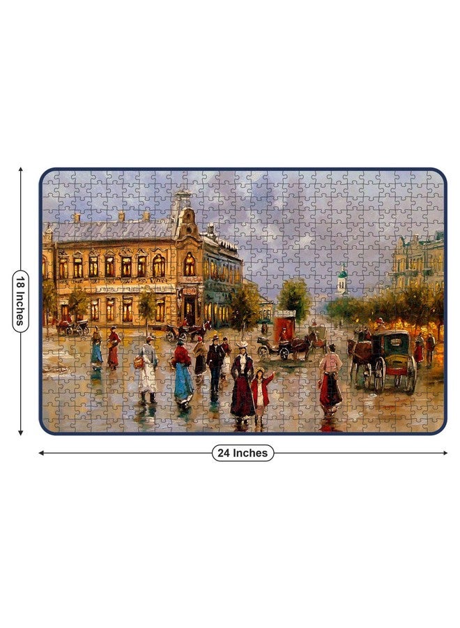 Webby The Old City Painting Jigsaw Puzzle, 500 Pieces - Image 5