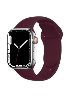 Apple Watch Band 41mm 40mm 38mm Soft Silicone Sport Band Replacement Wrist Strap Compatible for iWatch Apple Watch Series 7/SE/6/5/4/3/2/1,Nike+,Sport,Edition