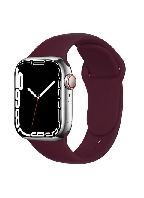 Apple Watch Band 41mm 40mm 38mm Soft Silicone Sport Band Replacement Wrist Strap Compatible for iWatch Apple Watch Series 7/SE/6/5/4/3/2/1,Nike+,Sport,Edition