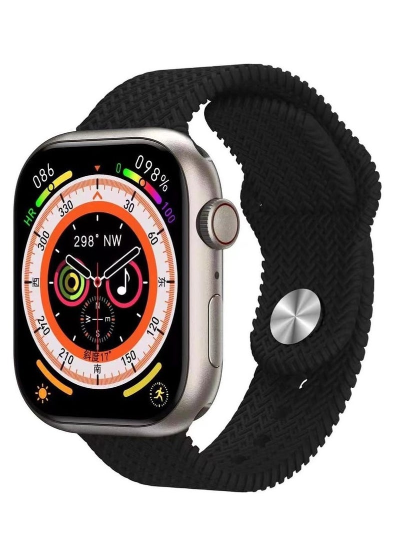 HK9 Ultra 2 AMOLED Smartwatch with ChatGPT- Black