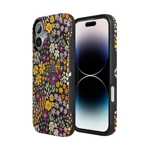 Casely iPhone 17 Case | Falling for You | Plum Floral | Bold Protective Design | Compatible with MagSafe - Image 2