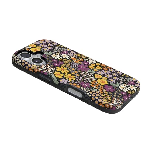 Casely iPhone 17 Case | Falling for You | Plum Floral | Bold Protective Design | Compatible with MagSafe - Image 3