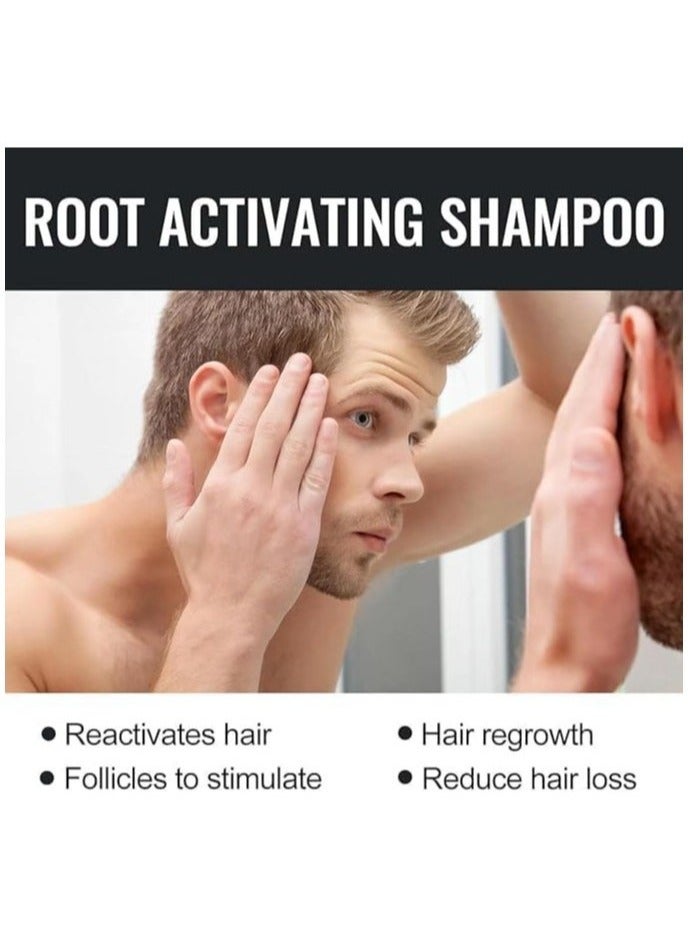 LUNOON Root Activator Hair Loss Thickening Shampoo for Hair Regrowth, Unisex, Natural Formula for Men and Women (2 PCS) - Image 4