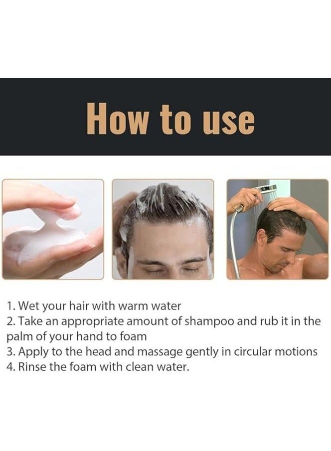 LUNOON Root Activator Hair Loss Thickening Shampoo for Hair Regrowth, Unisex, Natural Formula for Men and Women (2 PCS) - Image 3