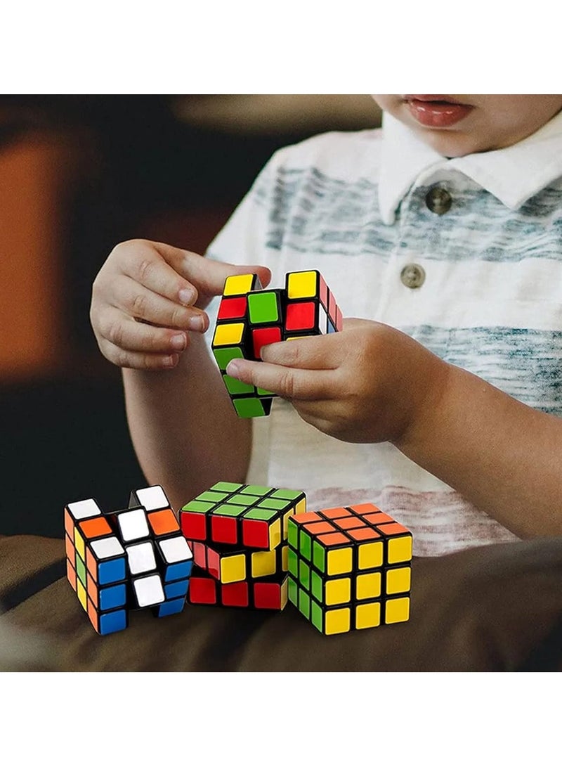 Mini Magic Puzzle Cubes for Kids – Pack of 10 Colorful Party Favor Toys, Brain Teaser Game Cubes for Birthday Goodie Bags, Classroom Gifts & Learning Fun  - Image 3