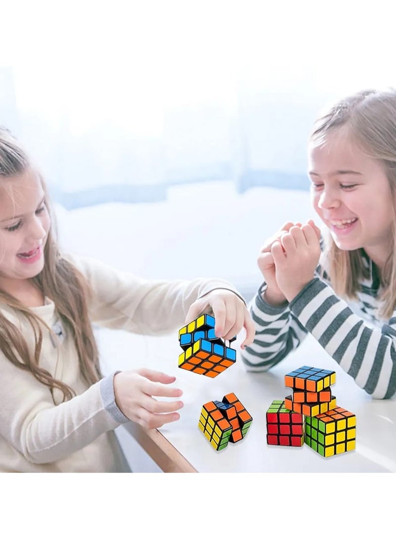 Mini Magic Puzzle Cubes for Kids – Pack of 10 Colorful Party Favor Toys, Brain Teaser Game Cubes for Birthday Goodie Bags, Classroom Gifts & Learning Fun  - Image 5