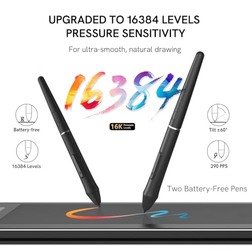 VEIKK VK1200 V3 Drawing Tablet with Screen 116 Inch FullLaminated Graphics Monitor Upgraded to 16384 Levels Pressure Sensitivity Tilt Function with Stand 2 Pens Glove - Image 3