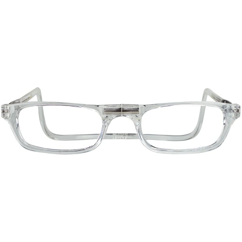 Clic Magnetic Reading Glasses for Men or Women, Computer Readers, Original Long (M-L, Clear, 2.00 Magnification) - Image 2