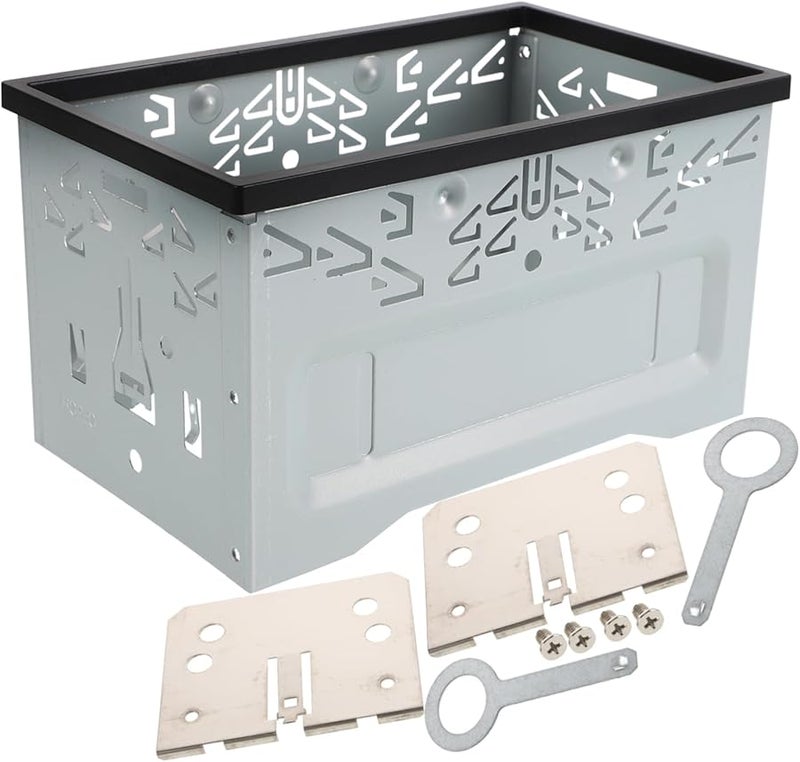 Double Din Car Stereo Installation Frame With Durable Mounting Bracket For DIY Audio Setup - Image 1