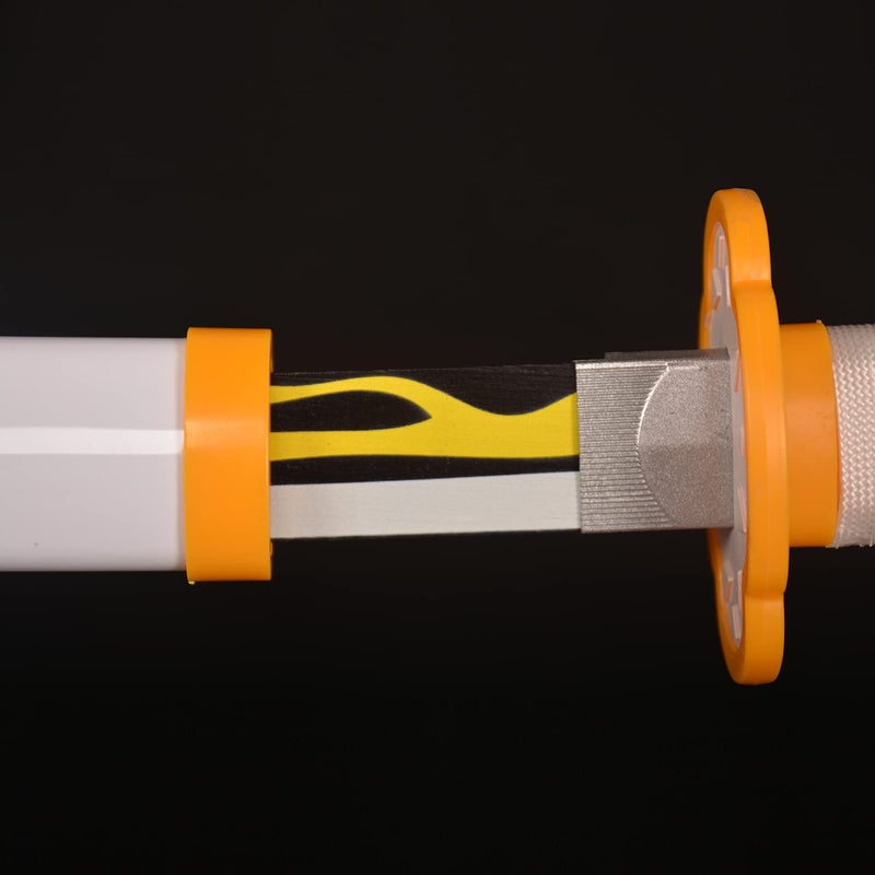 SV Handmade Anime Sword Cosplay Agatsuma Zenitsu Sword Katana 41 inchesï¼ŒCollectible Gifts - Image 5