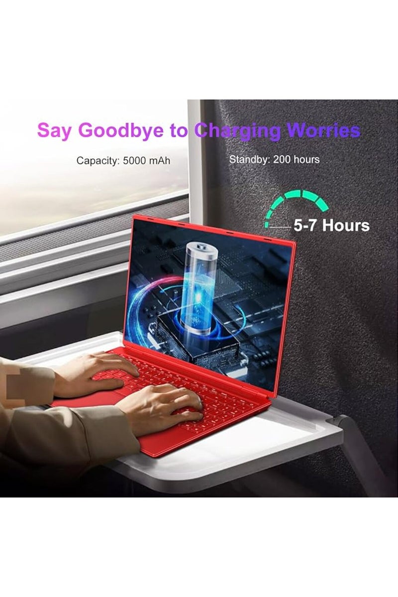 NOTODD 2026 16 بوصة لابتوب ألعاب N5095 (حتى 2.9 جيجاهرتز) 12 جيجابايت + 512 جيجابايت SSD يدعم توسعة حتى 1 تيرابايت ويندوز 11 لابتوب - Image 4