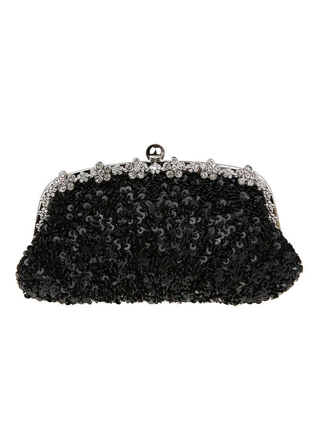 NIBEMINENT - Sequin Clutch Black - Image 1