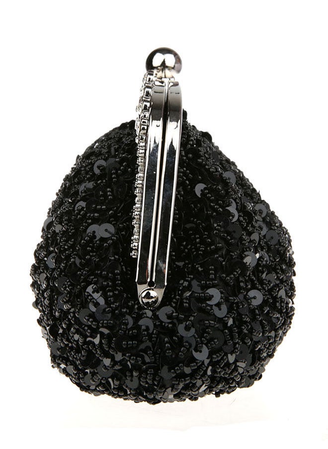 NIBEMINENT - Sequin Clutch Black - Image 1