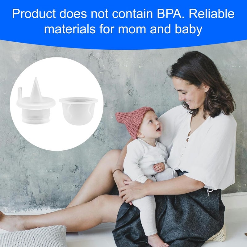 PEUTIER 12pcs Replacement Breast Pump Parts for Baby Buddha 8 Duckbill Valves  4 Silicone Membrane Breast Pump Accessories for BabyBuddha Zoomee Z1Z2 Motif Medical Twist BPA Free  DEHP Free - Image 5