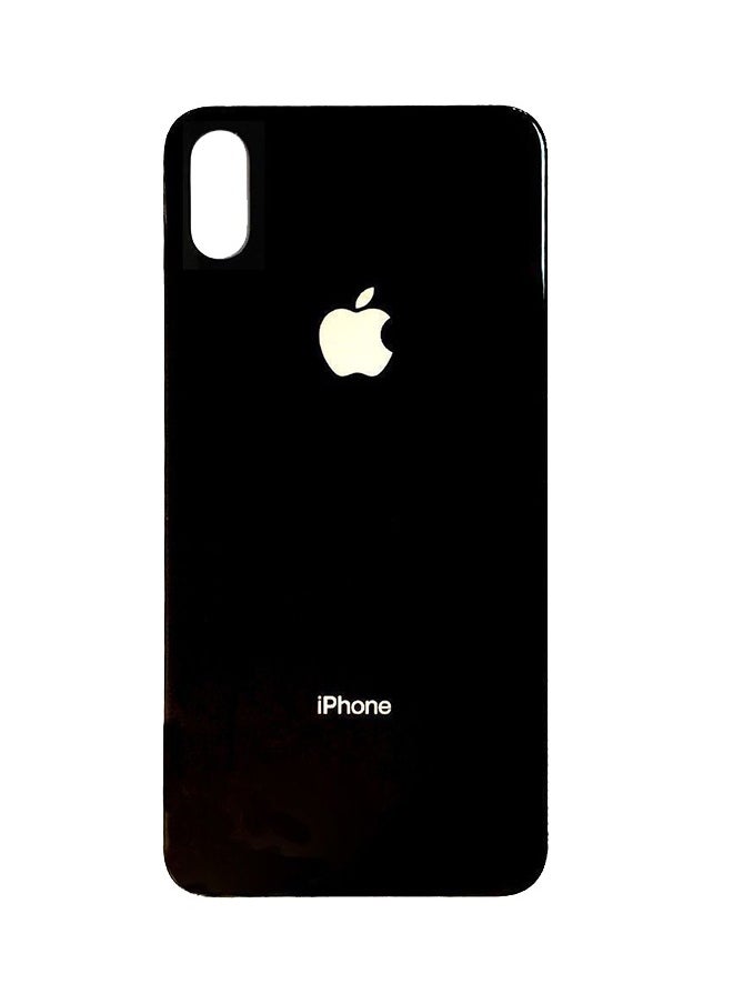 Generic - Replacement Back Glass Panel For Apple iPhone X Black - Image 1