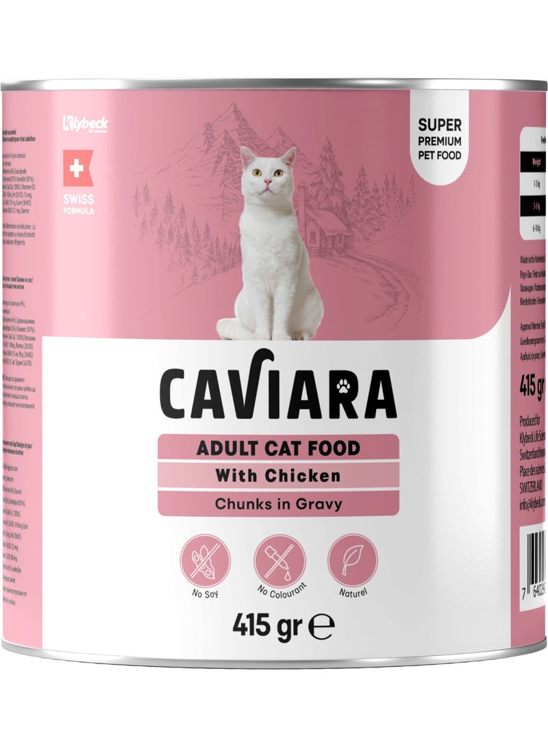 Caviara Can food for Adult cats with Chicken