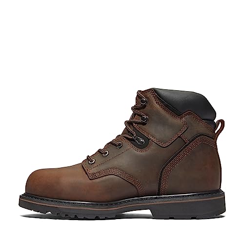 Timberland حذاء عمل صناعي للرجال من تيمبرلاند برو بارتفاع 6 بوصات مع مقدمة فولاذية، بني-2024 جديد، 10.5 - Image 2