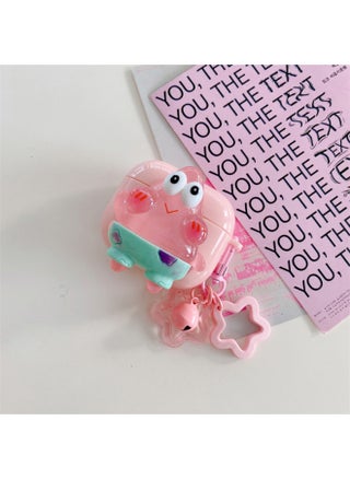 For AirPods 4 Headphone Set Cartoon Diy Doll Pendant Apple 1/2 Generation/pro2 Bluetooth Soft Case Bracelet-Color:Pink Soft Shell + Pendant-stars-Model:AirPods Pro2 (protective Cover) - pzsku/Z96AF1CA4BA387139D30BZ/45/1744017534/a0ecee38-69b2-42c1-a240-51a5c1e03d76
