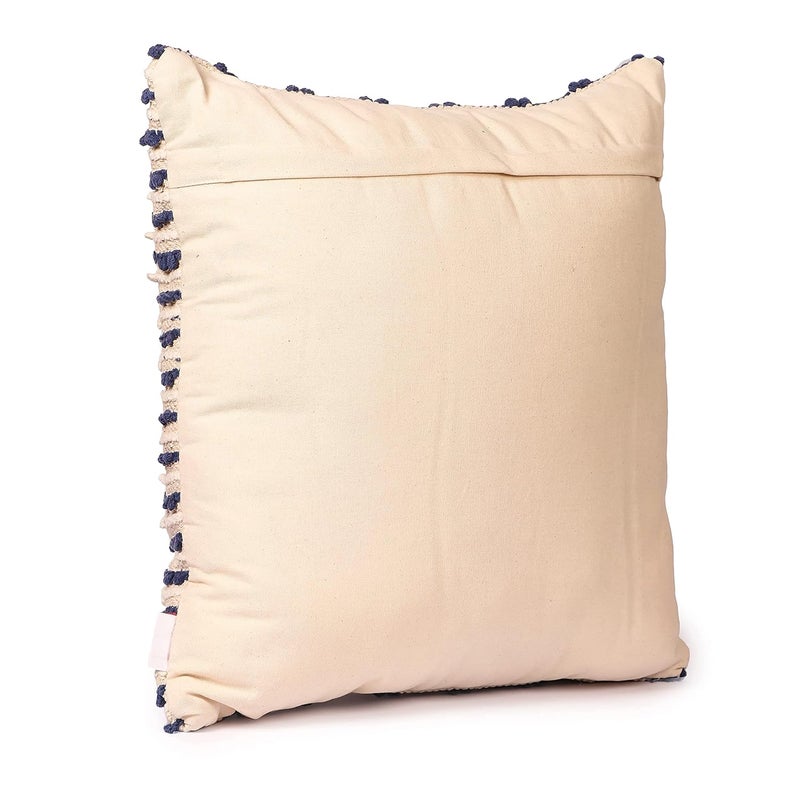 Nomaadi Nomaadi Blue Neutral Horizon Boho Cushion Cover 20x20 Inches Perfect for Sofa Bed Home Dcor Holi Special - Image 4