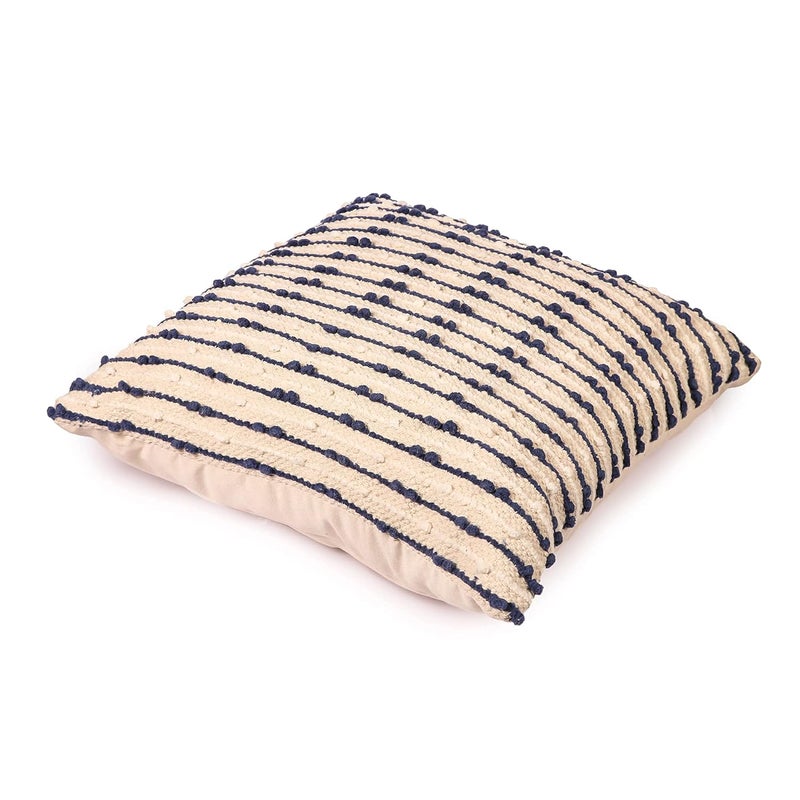 Nomaadi Nomaadi Blue Neutral Horizon Boho Cushion Cover 20x20 Inches Perfect for Sofa Bed Home Dcor Holi Special - Image 3