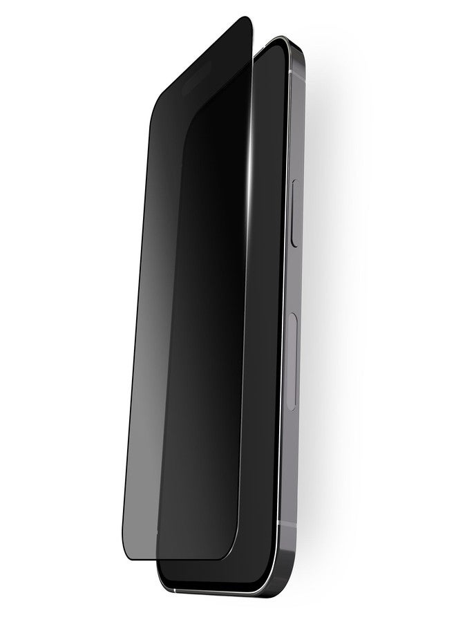 BodyGuardz Apex Privacy Compatible with iPhone 16 Pro Max Screen Protector - 2-Way Privacy With Impact Technology - 9H Hardness Tempered Glass - Easy Install - Case Friendly - Image 1