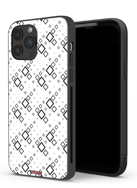 Apple iPhone 13 Pro Max Protective Case Square Abstract Digital Art