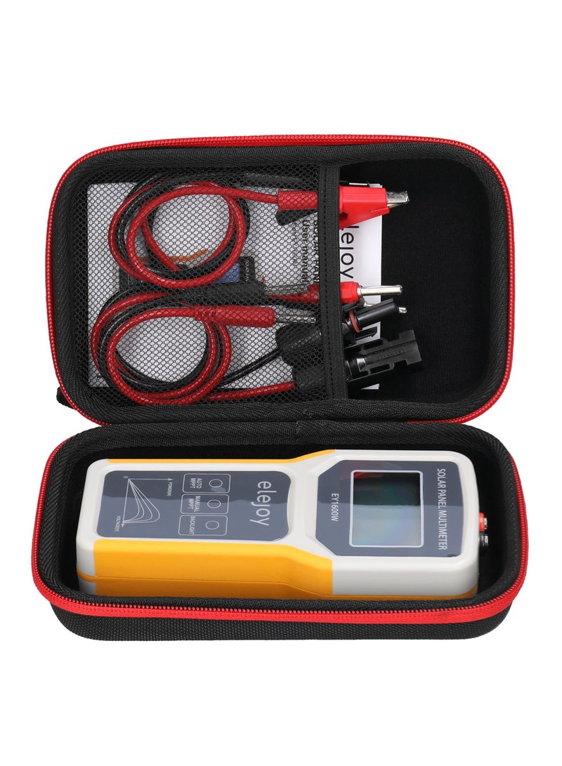 لوحة شمسية متعددة الأقطاب بقدرة 1600 واط تستخدم لاختبار MPPT لفتح الدائرة الكهربائية، مع جهاز قياس الجهد القصوى والجهد الحالي والقدرة الأقصى، وشاشة LCD مع إضاءة خلفية. - Image 4