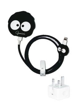 Gemini 3D Cartoon Series Slim Charger Protector Compatible with iPhone 18W 20W Fast Charging Cable Protector Cover Data Cable Protector  - Image 1