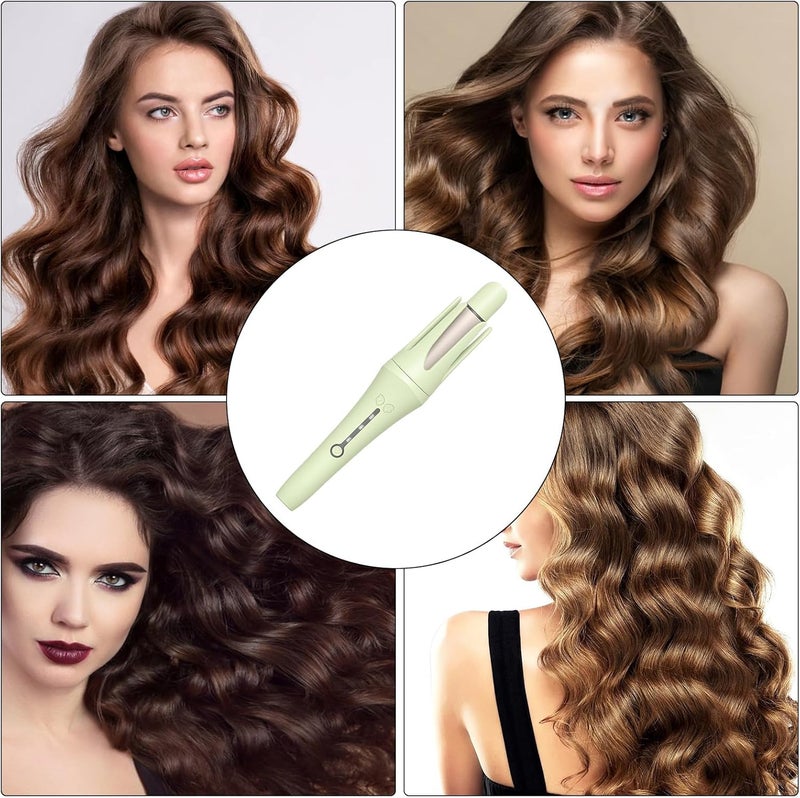 windforgecraft Automatic Curling Iron Rotating - Fast Heating Rotating Curler Detangling Curling Wand, Ions Hair Crimper, Rotating Curling Wand Waver Hair Tool for Women Men - Image 4