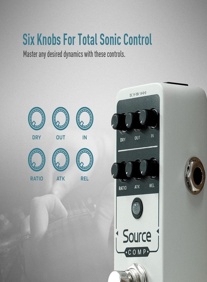 SONICAKE Fuzz Classic Analog Guitar Effect Pedal with True Bypass Fazy Sandwich Sound Adjustment Knob - Image 4