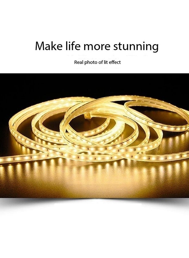 سي آند سي هوم رف كونسول عصري مزخرف بإطار أسود مقوس محكم، وإضاءة LED محيطة دافئة، وأرفف تخزين متعددة المستويات، ومساحة عرض أنيقة للديكور المنزلي والشموع والإكسسوارات 90 × 20 × 100 سم. - Image 5