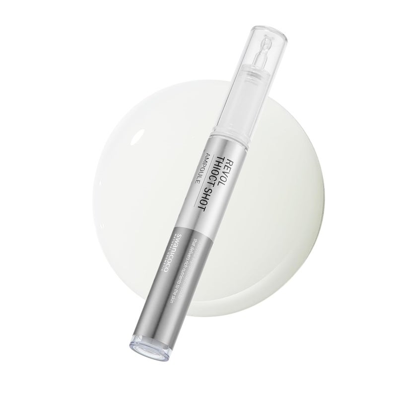 SWANICOCO Revol Thioct Shot Ampoule 10 Days Anti Aging Care Cinderella Face Lift Thioctic Acid Skin Elasticity Intense Glow Hydrate Dry Skin and Rough Skin Skin Booster 10ml 034 fl Oz