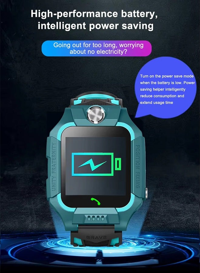 Captaintech Children's Smart Watch,With Alarm Clock and Flashlight,Pay Attention to Children's Safety,Suitable as a Holiday Gift(Green) - Image 3
