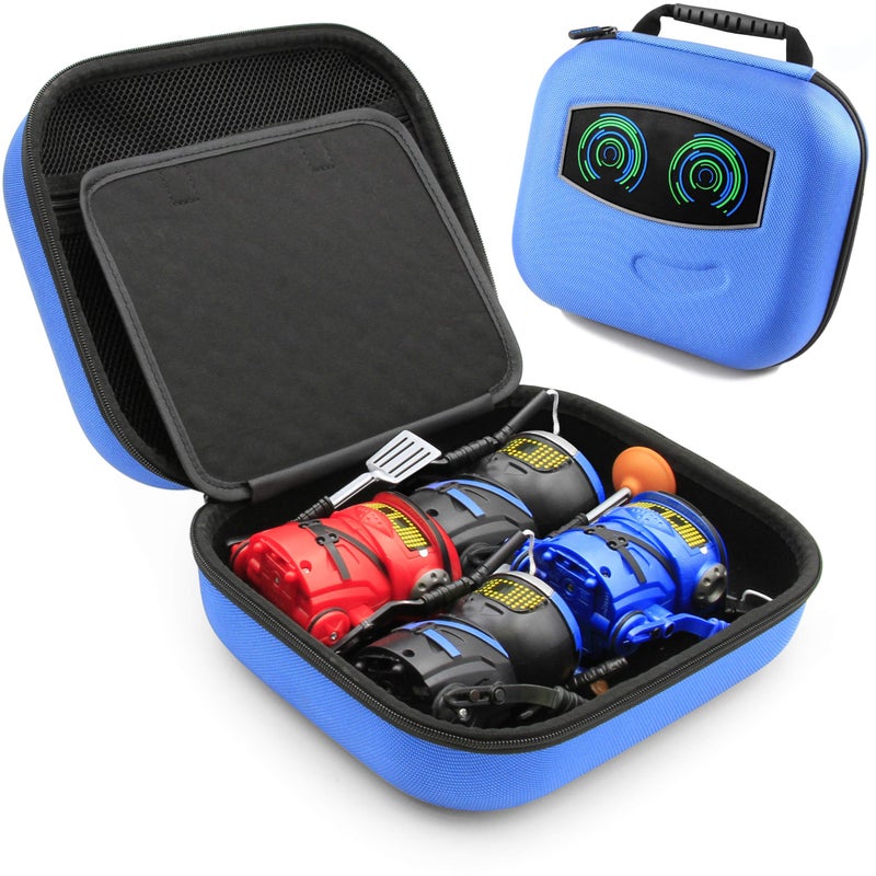 CASEMATIX Robot Case Compatible With 4 Ninja Bots Battle Bots and Ninja Toys Accessories Includes Case Only - Image 2