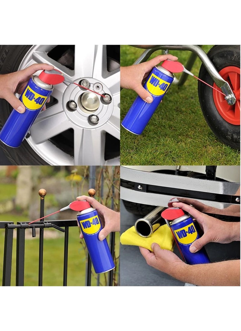 WD-40 - Multi-Use Lubricant Product Spray, Dual-Action Smart Straw, 420ml - Image 1