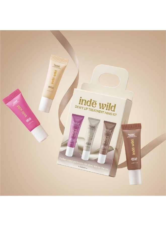 indē wild Dewy Lip Balm | Hydrating & Plumping | Lasts 8+ hours | Nude & Non-Sticky | With Natural Desi Ghee, Peptides, Hyaluronic Acid & Shea Butter | Korean Formulation|Pack 3 |5ml Each - Image 2