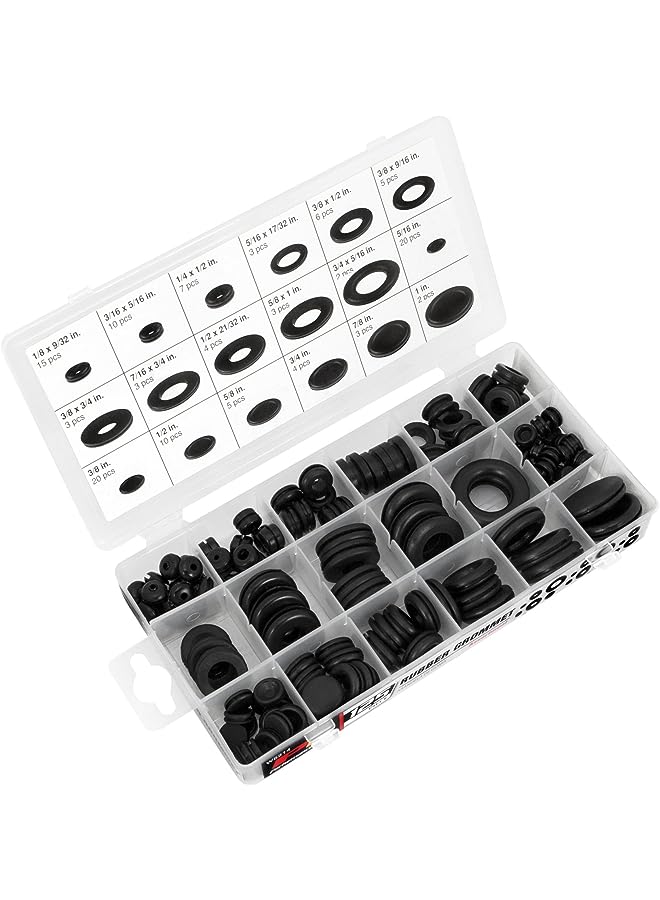 PROMASS NIBEMINENT 60 Pieces 5 Inch 8 Hole Hook Sanding Discs Sets, Assortment from 60 to 320 Grits 60/80/120/180/240/320 for Die Surface Prep Strip Grind Polish Burr Finish Rust Paint Removal - Image 1