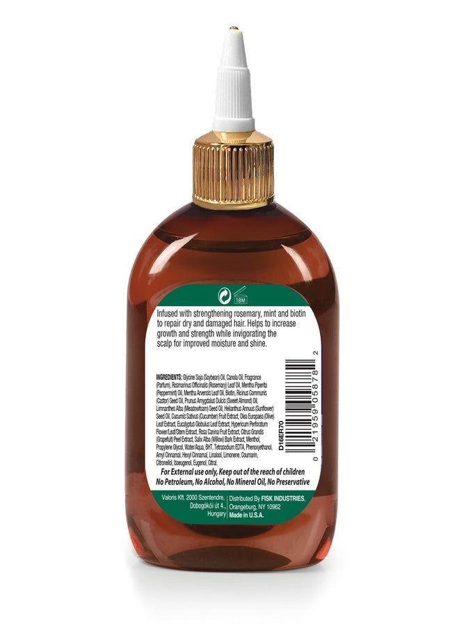 ديفيل زيت الشعر الفاخر من ديفيل مع البيوتين لنمو الشعر - غني بزيوت إكليل الجبل والنعناع الطبيعية، 7.1 أونصة. - Image 2