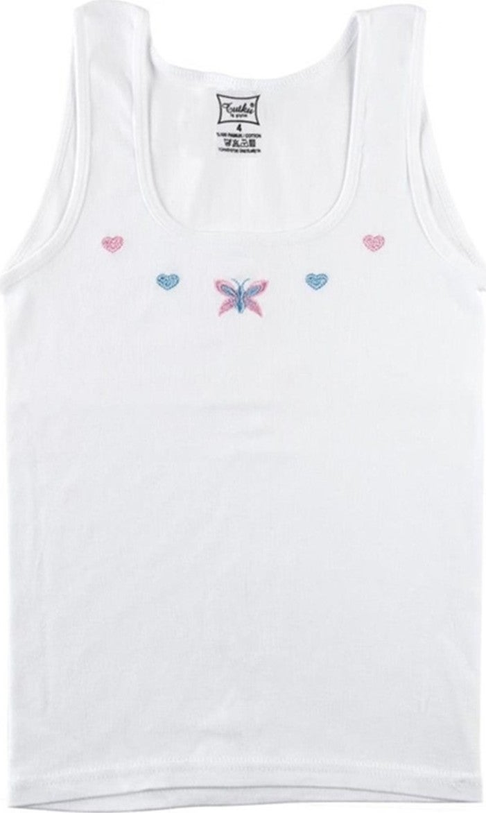 Tutku Wide Strap Embroidered Girl's Athlete 6 Pcs Pack 
