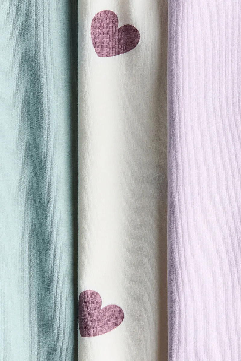 H&M 3-pack cotton tops