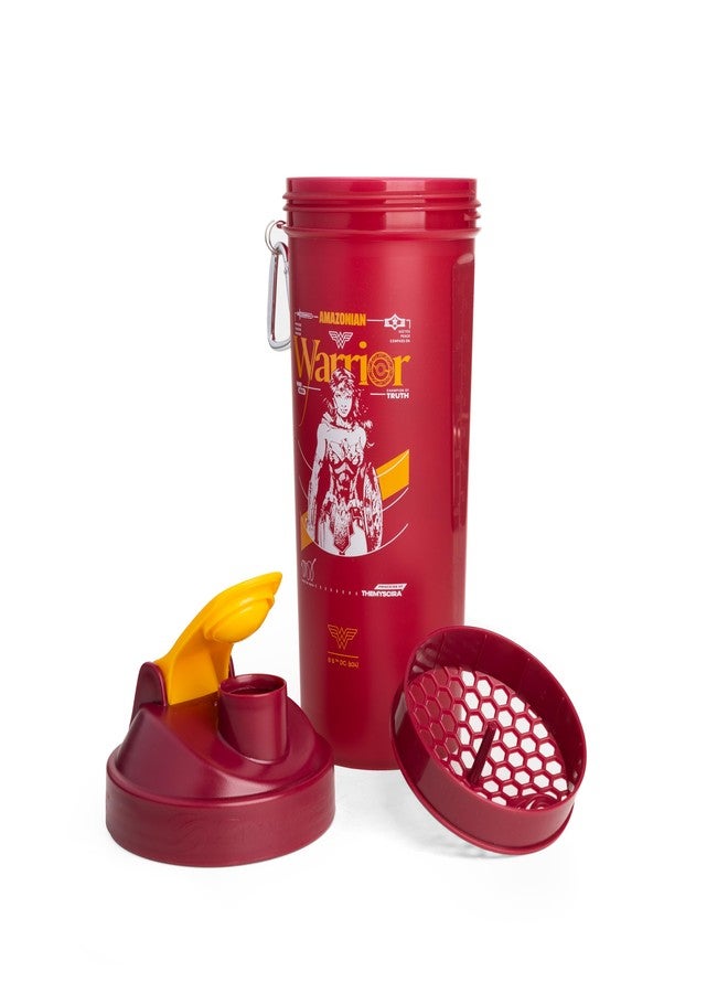 سمارت شيك زجاجة خلط البروتين سمارت شيك لخلطات البروتين - 33 أونصة | أكواب خلط لمشروبات البروتين | زجاجة خلط البروتين | زجاجة خلط خالية من مادة BPA | وندر وومن - Image 2