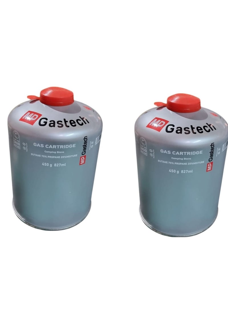 Gas Korean for Portable Stove 2 x 450g Cylinder
