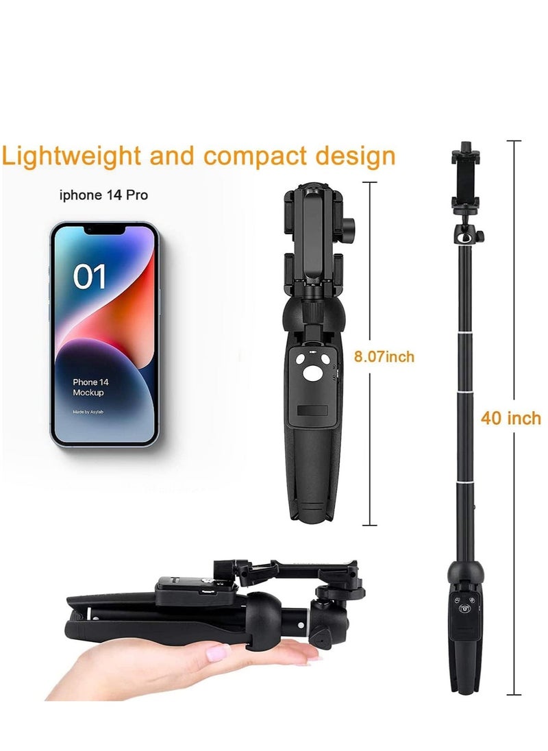 Raxoom K20 Integrated Tripod BT 4.0 Wireless Selfie Stick for Smart Phone - Image 2