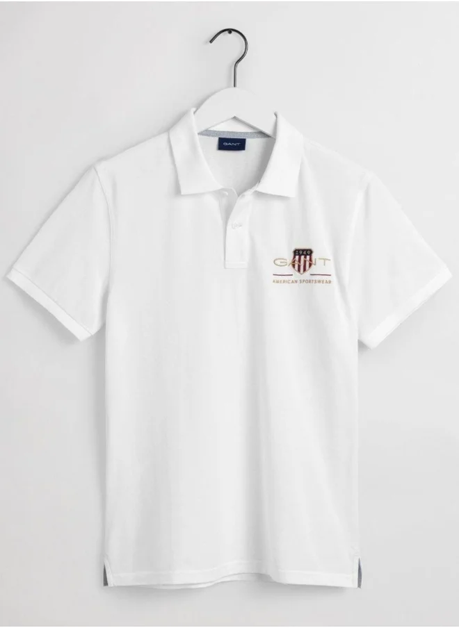 غانت Gant Archive Shield Pique Polo Shirt