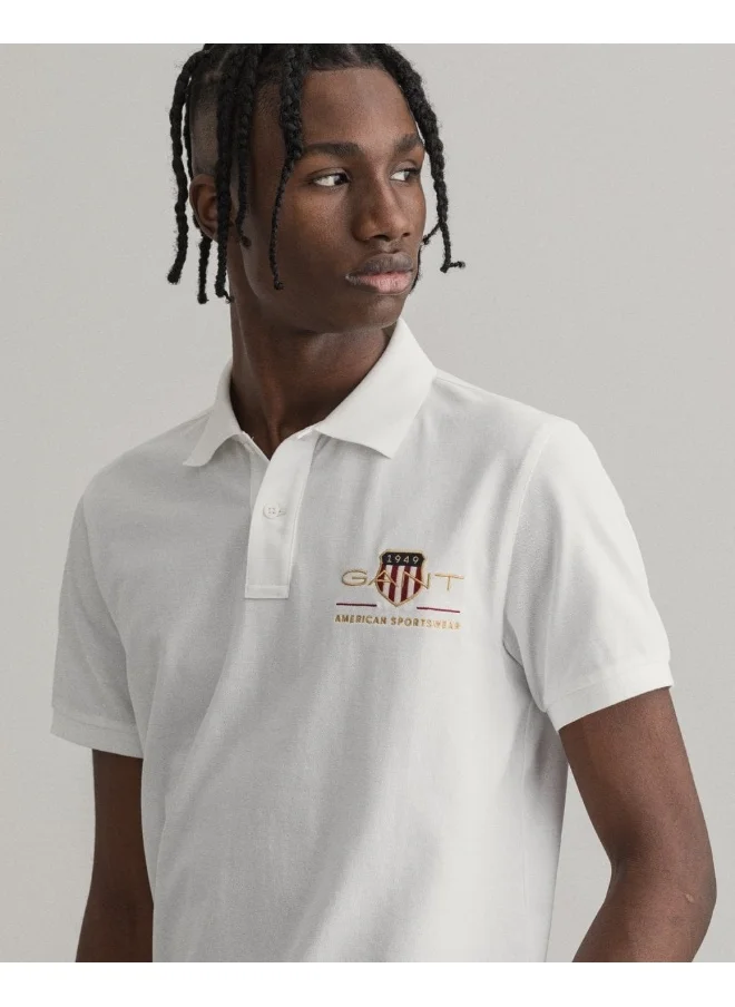 غانت Gant Archive Shield Pique Polo Shirt