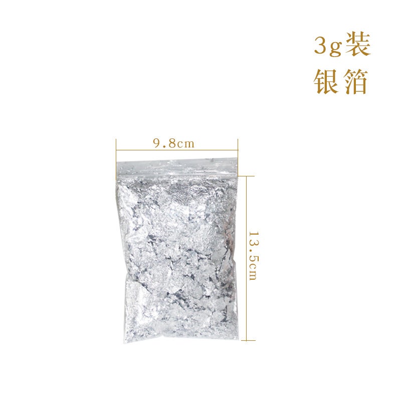 Gold And Silver Foil Decorative Quality Broken Gold Foil Broken Silver Foil Decorative Gold Foil Decorative Gold And Silver Foil Factory - Image 1