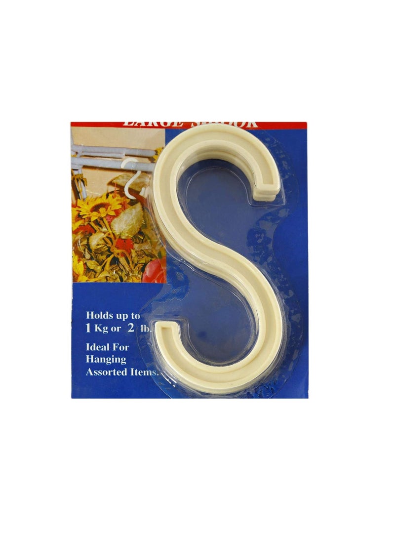 Fixon Large Plastic S-hook - 1237, Beige - Image 3