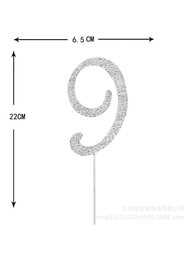 Spin Wedding Cake Insert Card Wedding Anniversary Wedding Cake Accessories Large Numbers 15,16,25,60 - Image 1