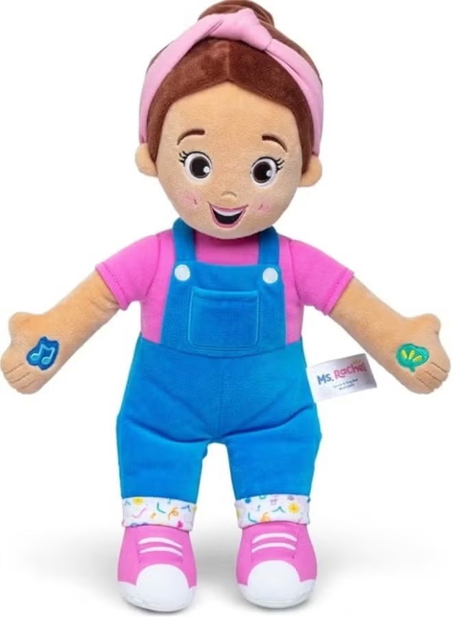 Ms. Rachel Official Speak & Sing Doll, 12" Tall Interactive Toy with 4 Songs & 9+ Phrases, Toddler Toys for Girls & Boys Ages 6 Months to 3+ Years - Image 1